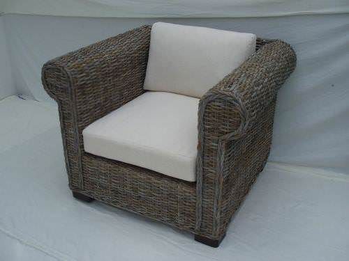Natural Wicker Bali Sofa Chair - Sustainable Furniture